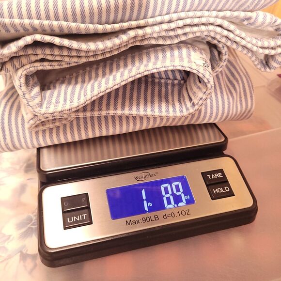 Abercrombie & Fitch Jeans Womens 25/0R Striped Blue, White 90s Relaxed High Rise - Picture 13 of 13